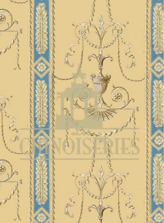 Dollhouse Miniature FABRIC, Matching Fabric, Chateau La Commanderie, 1:12 Scale