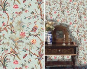 1 12 Dollhouse Miniature Wallpaper, Noah, Scale One Inch