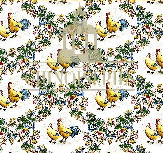 1:12 Dollhouse Miniature FABRIC, Matching Fabric Provence, Scale One Inch