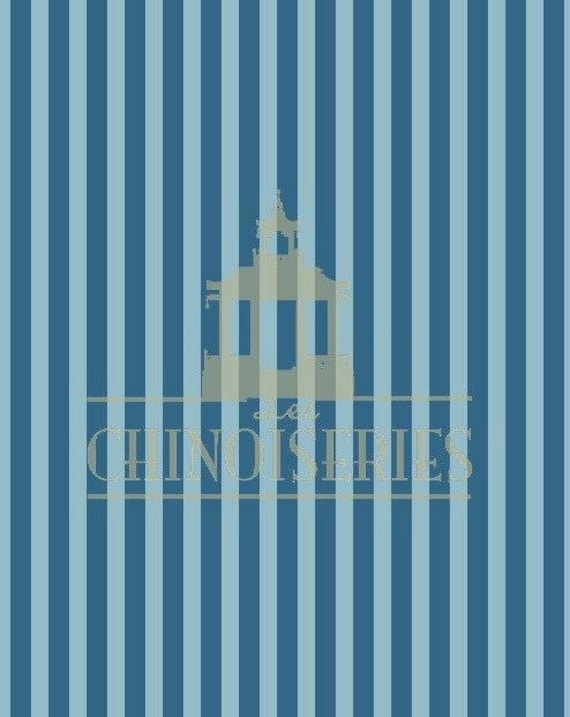 1:12 Dollhouse Miniature WALLPAPER, Trending Blue, Scale One Inch