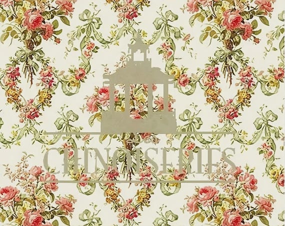 1:12 Dollhouse Miniature WALLPAPER, Wild One, Scale One Inch