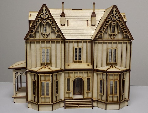 1:24 Margaret, Dollhouse Miniature Tudor Dollhouse Kit, Half Scale