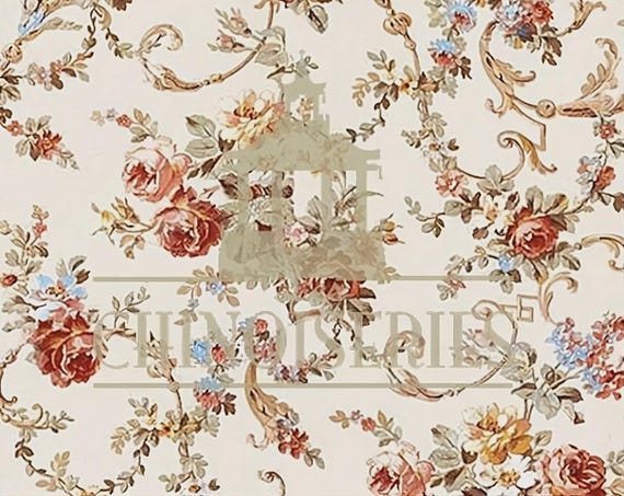 1:12 Dollhouse Miniature WALLPAPER, Barcelona, Scale One Inch
