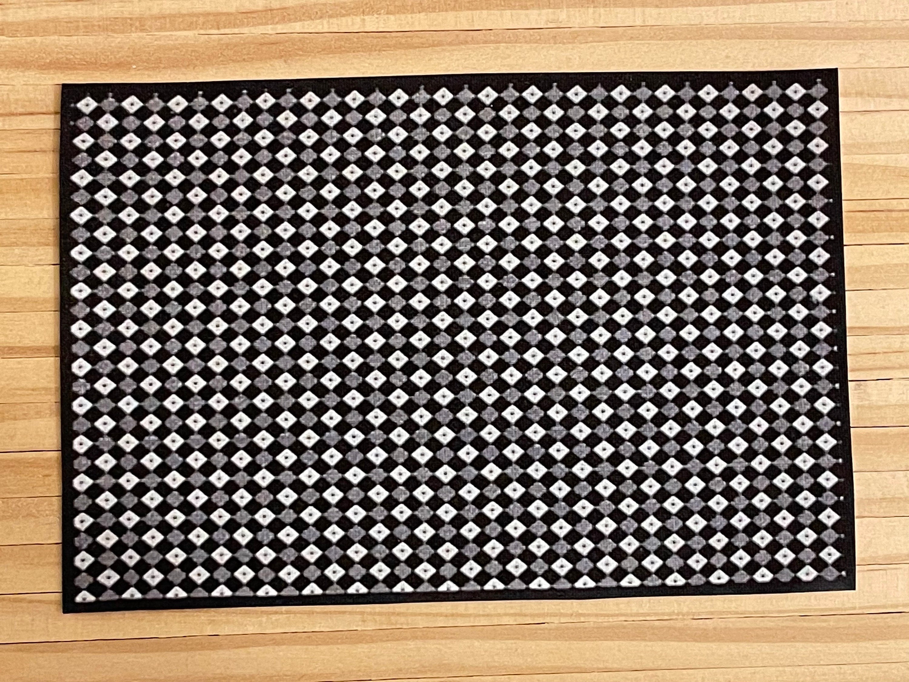 124 Dollhouse Miniature Room Size Rug or 12th scale Dollhouse