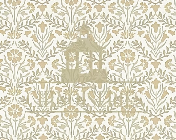 1:12 Dollhouse Miniature Elegant WALLPAPER, Diva, Scale One Inch