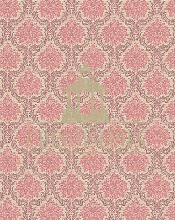 1:12 Dollhouse Miniature WALLPAPER, Marseille, Scale One Inch