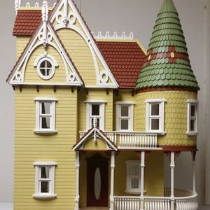 1:24 Ashley Abigail A Victorian Wooden Dollhouse KIT Half 