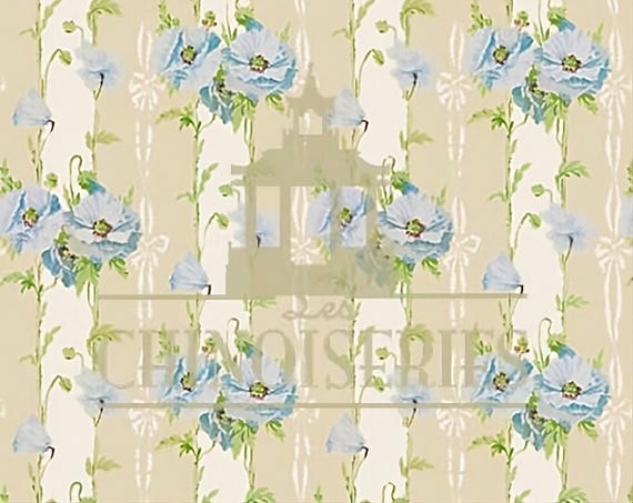 1:12 Dollhouse Miniature WALLPAPER, Glory, Scale One Inch