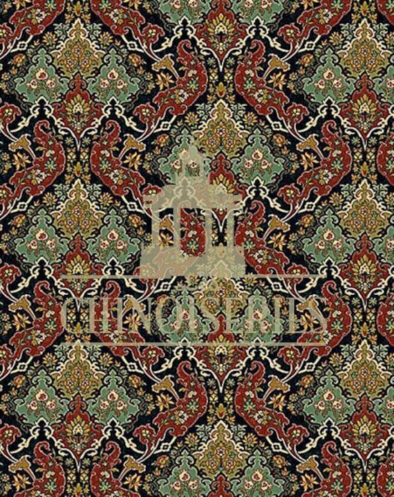 1:12 Dollhouse Miniature WALLPAPER, Empire, Scale One Inch