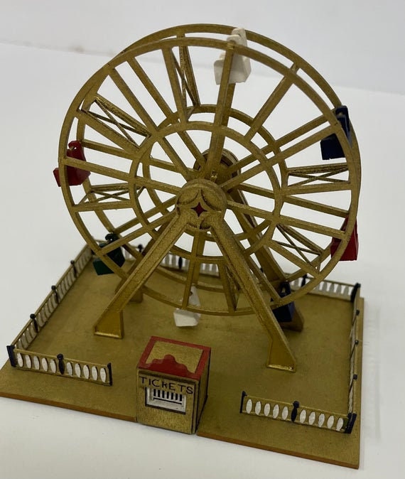 1:144 Micro Mini Wooden Scale Model KIT, Ferris Wheel, 1/144 scale