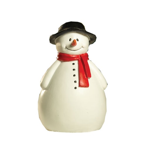 Dollhouse Miniature Jolly Snowman, 1:12 scale