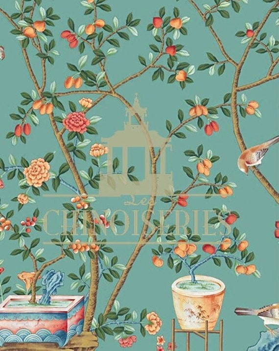 Dollhouse Miniature FABRIC, Matching Fabric, Imperial Garden, 1:12 scale