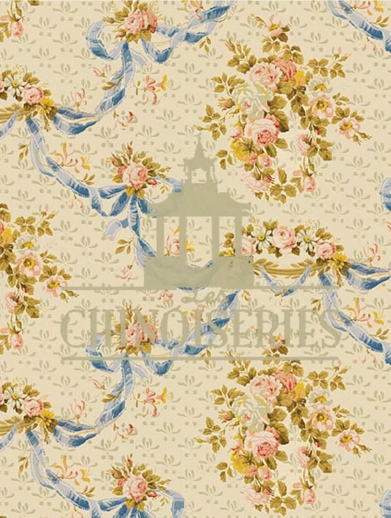 1:12 Dollhouse Miniature FABRIC, Matching FABRIC, Joie, Scale One Inch