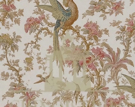 1:12 Dollhouse Miniature WALLPAPER, Sultry, Scale One Inch