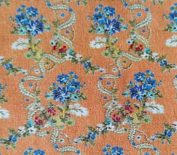 1:12 Dollhouse Miniature FABRIC, Aline, Scale One Inch