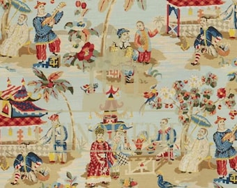 1:12 Dollhouse Miniature FABRIC, Matching Fabric, The Garden, Scale One Inch