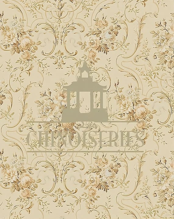 1:12Dollhouse Miniature WALLPAPER, Dordogne, Scale One Inch
