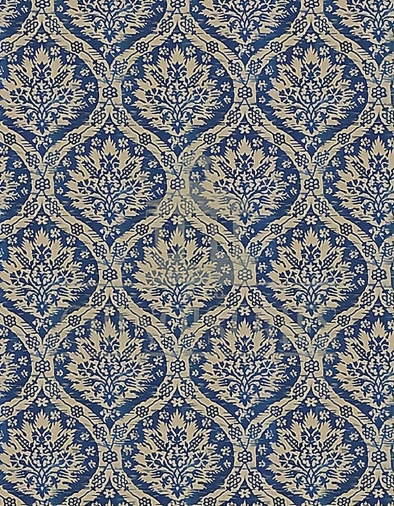 1:12 Dollhouse Miniature WALLPAPER, Normandy, Scale One Inch