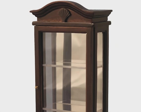 1:12 Dollhouse Miniature Furniture, Display Cabinet, Curiosity Cabinet, Shop Display