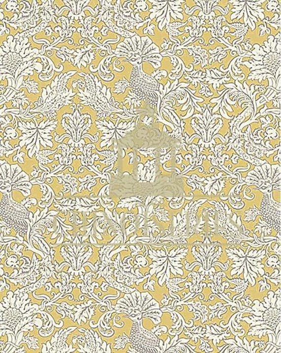 1:12 Dollhouse Miniature WALLPAPER, Giovanni, Scale One Inch