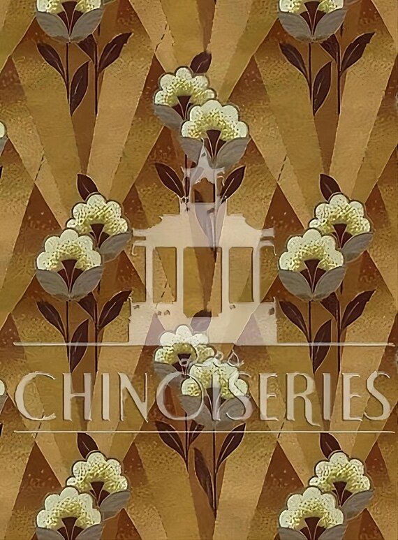 Dollhouse Miniature FABRIC, Matching Fabric, French Art Deco, 1:12 scale