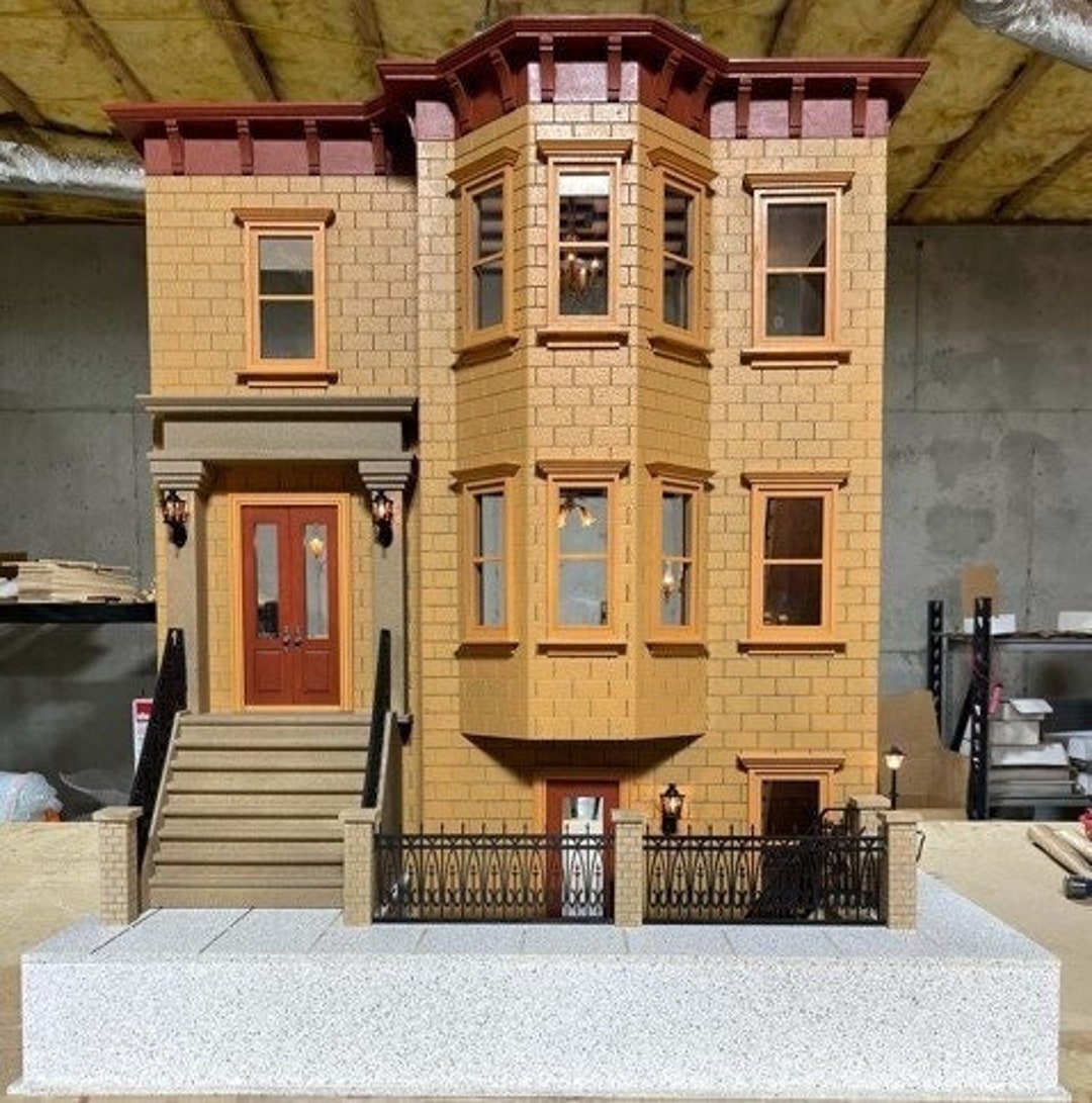 1:12 Wooden Dollhouse KIT, Park Avenue Grand Mansion, Scale 1:12 Wooden Dollhouse KIT, Park Avenue Grand Mansion, Scale