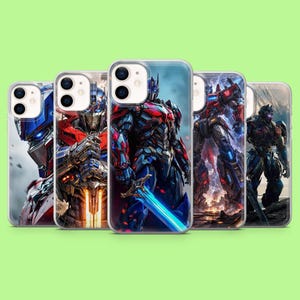 Transformers-telefoonhoesje Robot Sci Fi Cover voor iPhone 17, 16Pro, 15, 14, 13, 12, Samsung S26, S25, S24, S23, A16, A56, Pixel 10, 9Pro