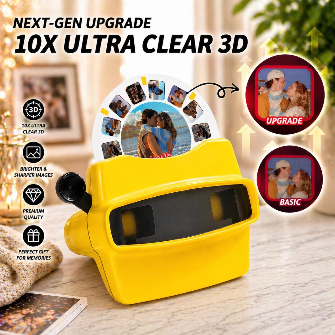 Custom Viewmaster Photo Gift | Retro Viewfinder Reel | 3D Photo Viewer ...
