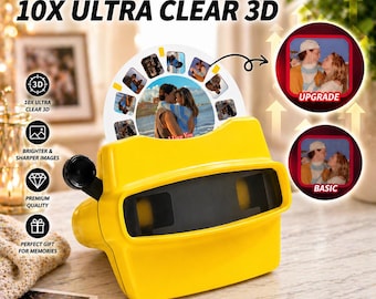 ViewMaster personalizado para fotos / Carrete con visor retro / Visor de fotos 3D / Carrete personalizado para recuerdo de boda / Visor personalizado