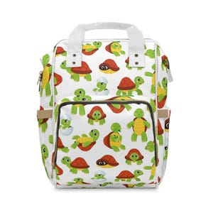 Zaino fasciatoio a forma di tartaruga, borsa da viaggio per la cameretta, borsa regalo per baby shower, zaino scolastico per bambini.
