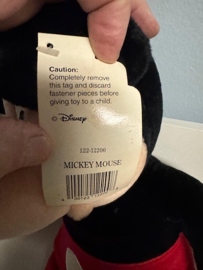 Disney Mickey Mouse Plush Stuffed Animal Toy image 2