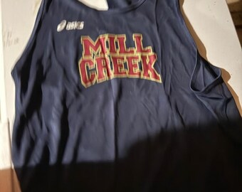Asics Mill Creek Tanktop in Marineblau Größe M