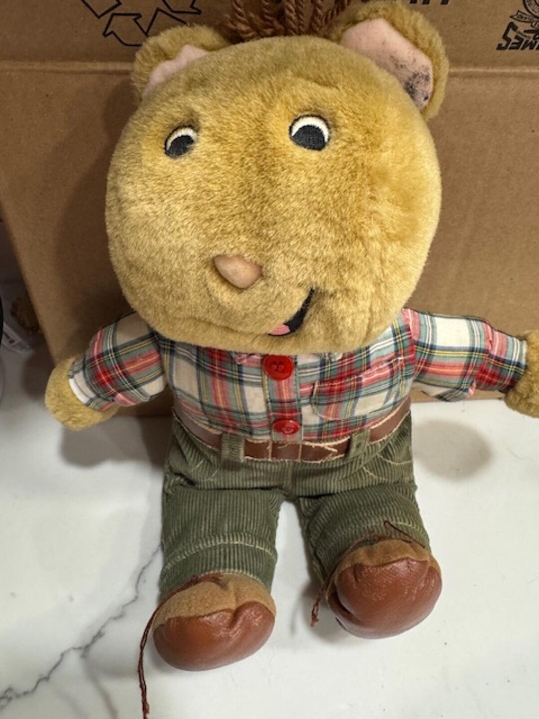 Vintage 1998 Eden Alan the Brain Powers Plush Arthur PBS Kids Doll ...