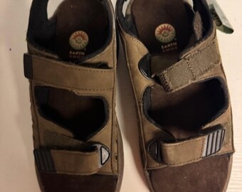 Sandalias de cuero marrón Earth Shoe Rays II