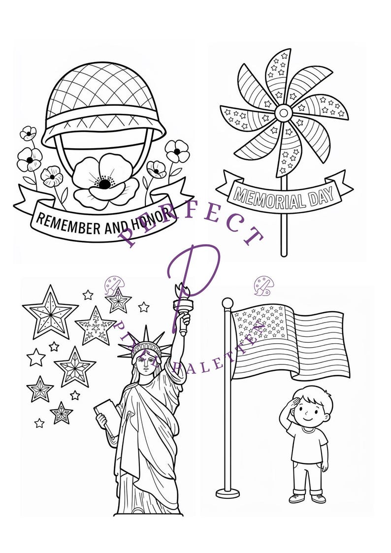 Desenhos simples para colorir do Dia da Memória para crianças – 12 ...
