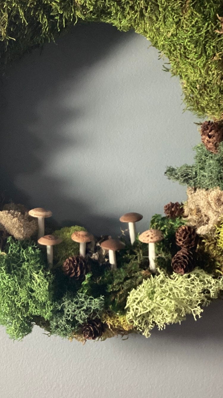 6 Natural look woodland wedding tea party terrarium mushrooms miniature terrarium toadstool indoor garden woodland dish garden desktop