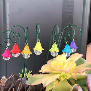 Set of 7 Fairy garden lantern miniature garden accessory