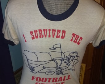 Funny Retro Tee Shirt T Large Screen Stars Thin 70s 80s Spit