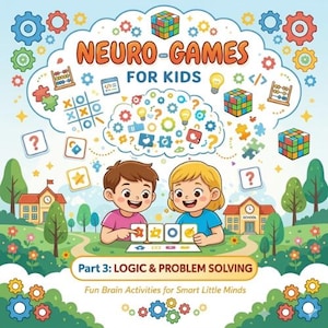 Neuro Games Activity Book Part 3 | Logic, Problem Solving, Brain Training (Printable PDF)