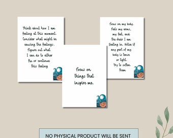 Zen Vibes: Printable Meditation Cards