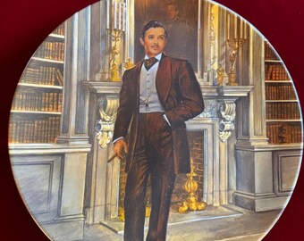 Machen Sie ein ANGEBOT! Vom Winde verweht Sammelteller – “Rhett” Limitierte Edition – knowles Fine China – 1981