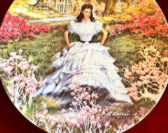 Machen Sie ein ANGEBOT!  Scarlett O’Hara Sammelteller “Vom Winde Verweht” #117