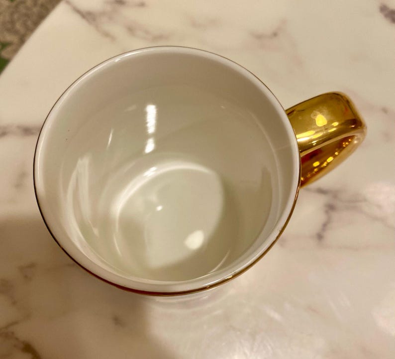 Anthropologie monogram “E” mug afbeelding 2