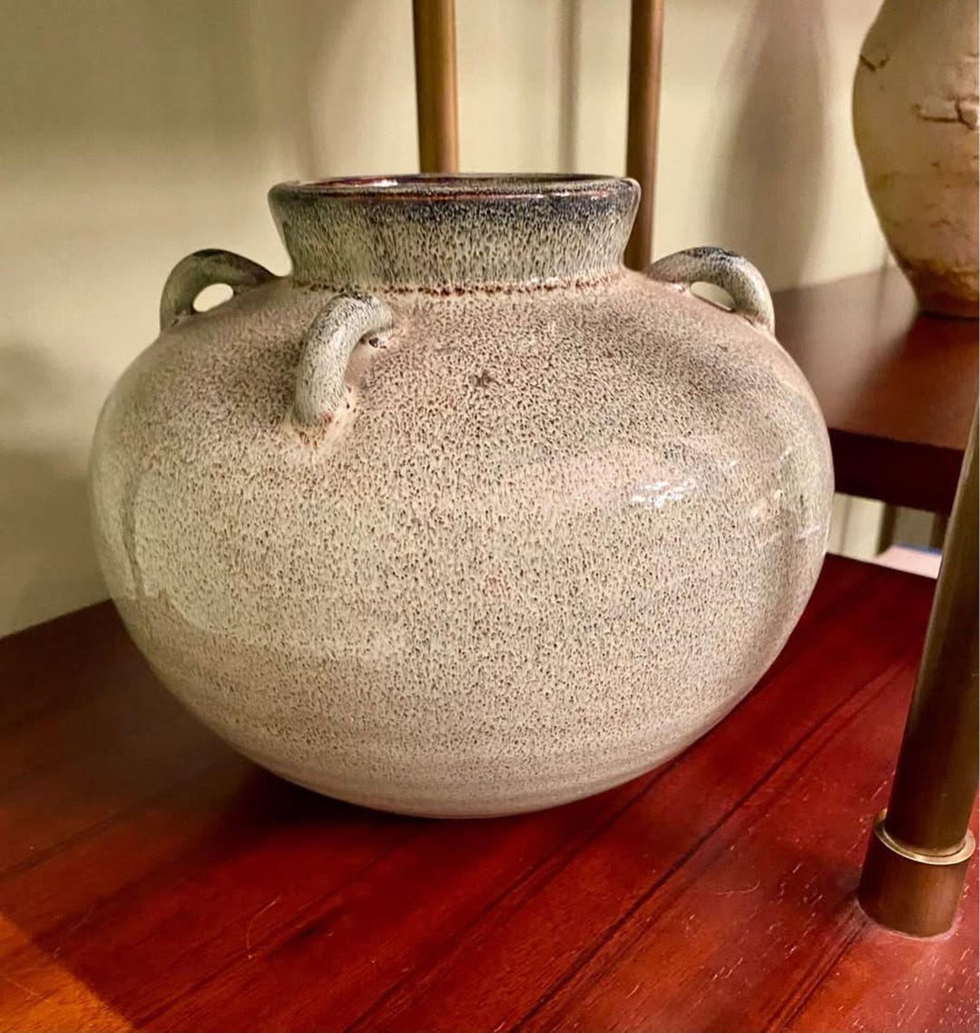 Celadon Green Pottery With 4 Small Handles - Etsy