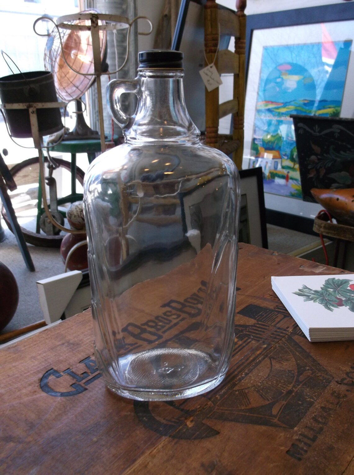 Vintage Indiana Glass Maple Syrup Bottle New Old Stock Etsy