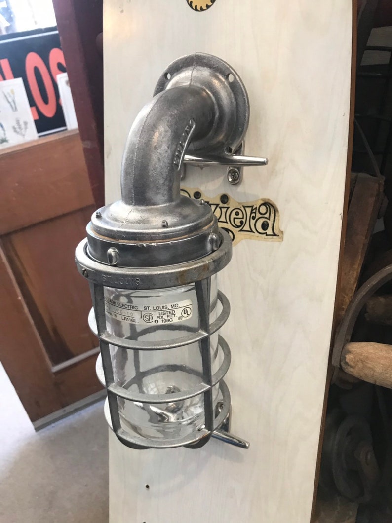 Vintage Industrial Wall Sconce by Killark Etsy