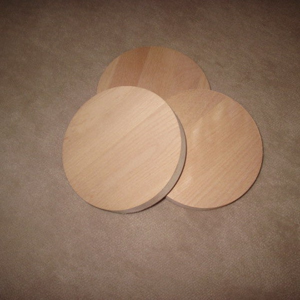 26 Cherry Discs for Crafts, Woodworking, Furnituremaking, etc. - 4" Diameter 3/4" Thick (various sizes available)
