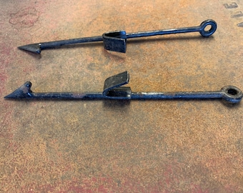 Pair of Vintage Navy Emergency Fishing Harpoons - WWII Military Collectible