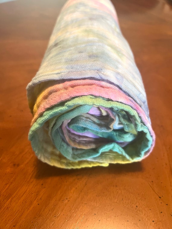 Tie dye sale muslin blanket