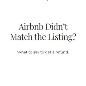Airbnb-Rückerstattung - Was zu sagen ist, wenn das Inserat ungenau ist?